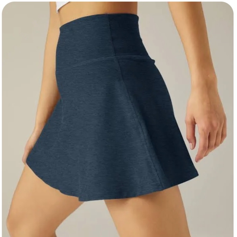 Beyond Yoga Spacedye Nocturnal Navy Circle Skirt XS Excellent Condition